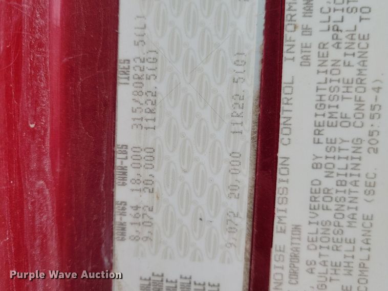 image for item LC9821 2008 Sterling L-Line dump truck