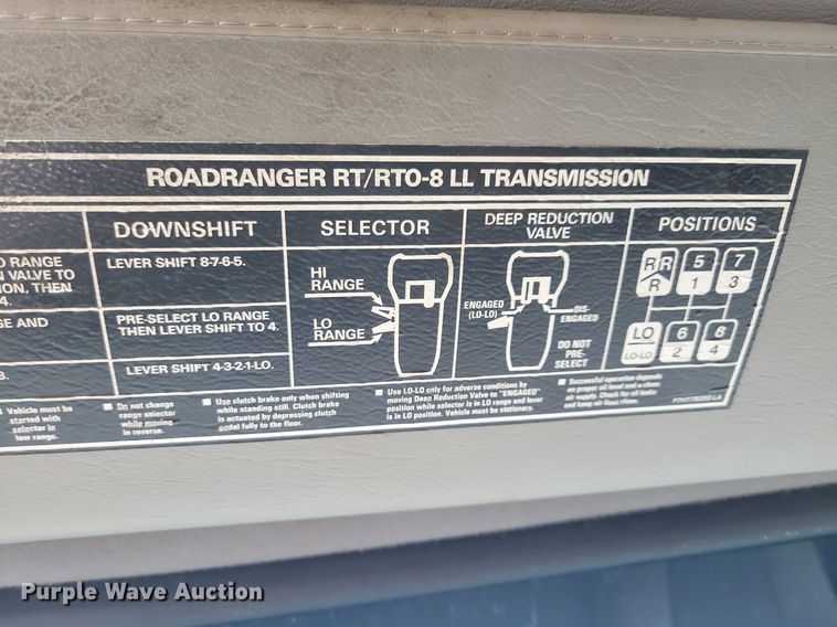 image for item LC9822 2009 Sterling L-Line dump truck