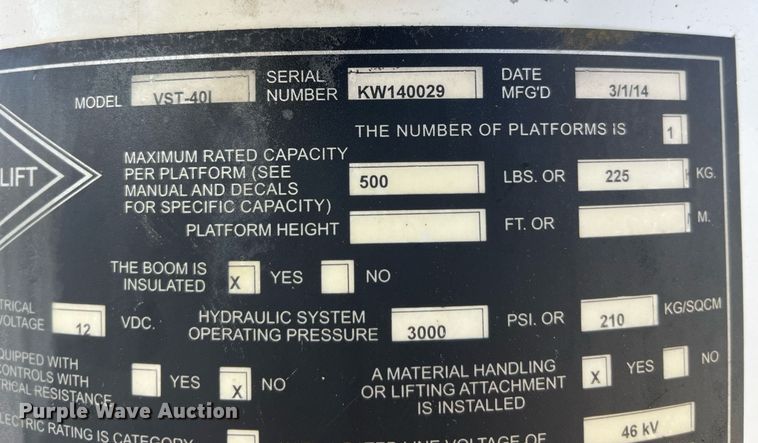 image for item LD9957 2014 Dodge Ram 5500 HD bucket truck