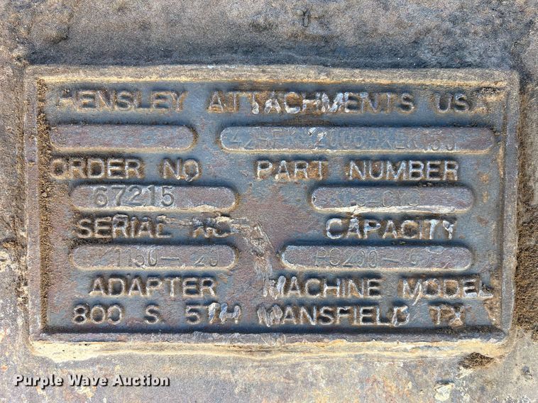 image for item LD9967 Komatsu excavator bucket and thumb