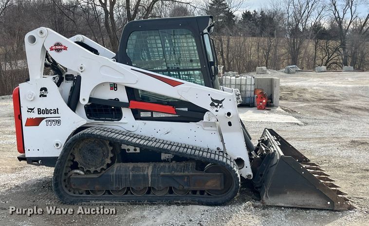 image for item LD9968 2021 Bobcat T770 tracked skid steer loader