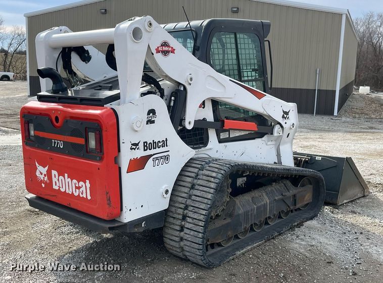 image for item LD9968 2021 Bobcat T770 tracked skid steer loader