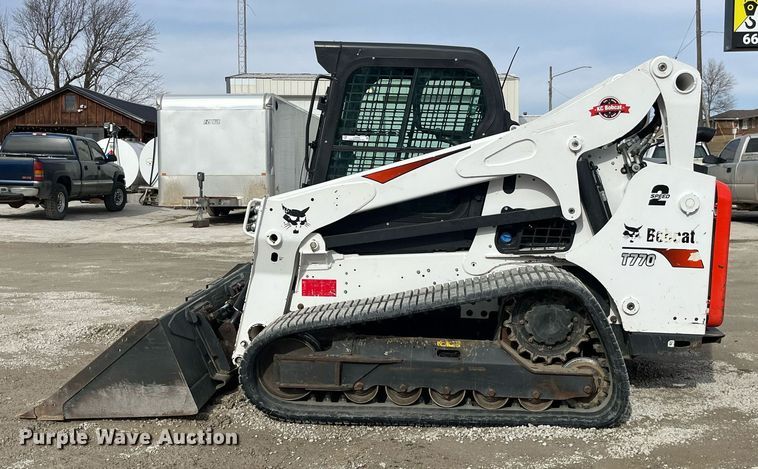 image for item LD9968 2021 Bobcat T770 tracked skid steer loader