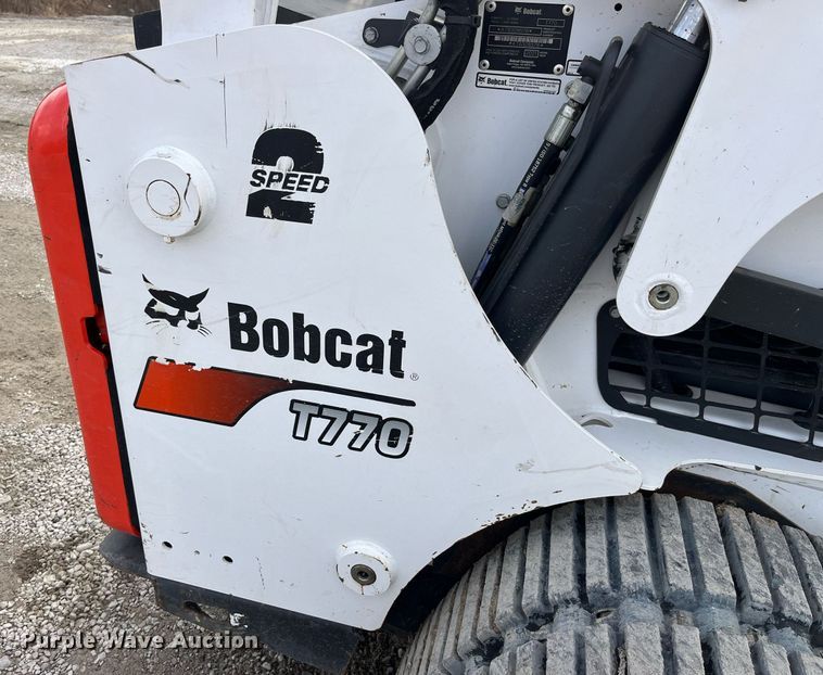 image for item LD9968 2021 Bobcat T770 tracked skid steer loader