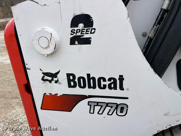 image for item LD9968 2021 Bobcat T770 tracked skid steer loader