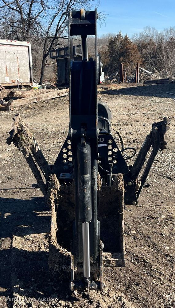 image for item LD9976 Bradco 8611X skid steer backhoe