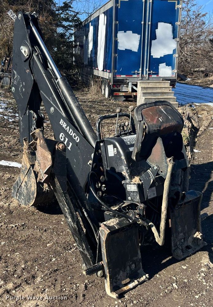 image for item LD9976 Bradco 8611X skid steer backhoe