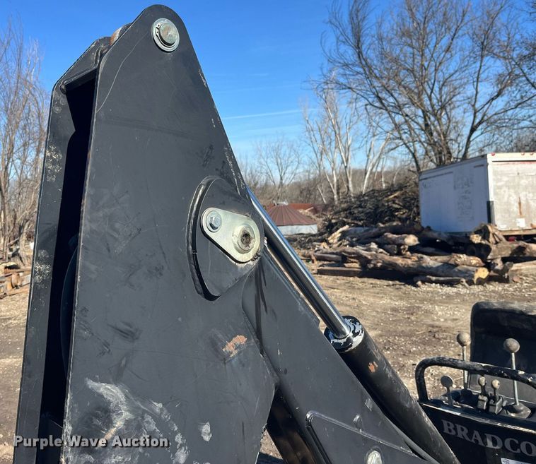 image for item LD9976 Bradco 8611X skid steer backhoe