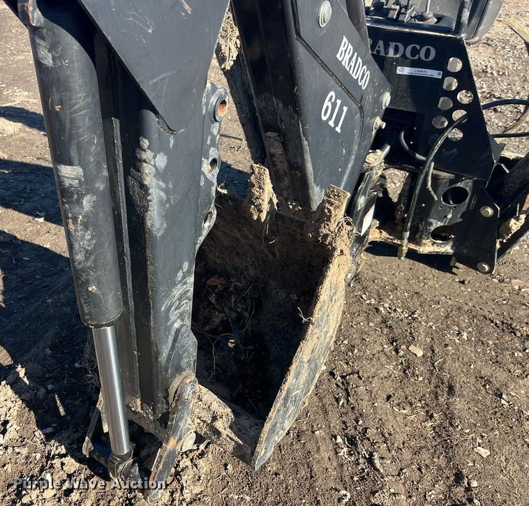 image for item LD9976 Bradco 8611X skid steer backhoe