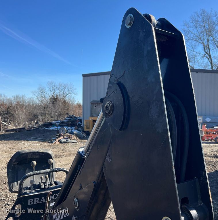 image for item LD9976 Bradco 8611X skid steer backhoe