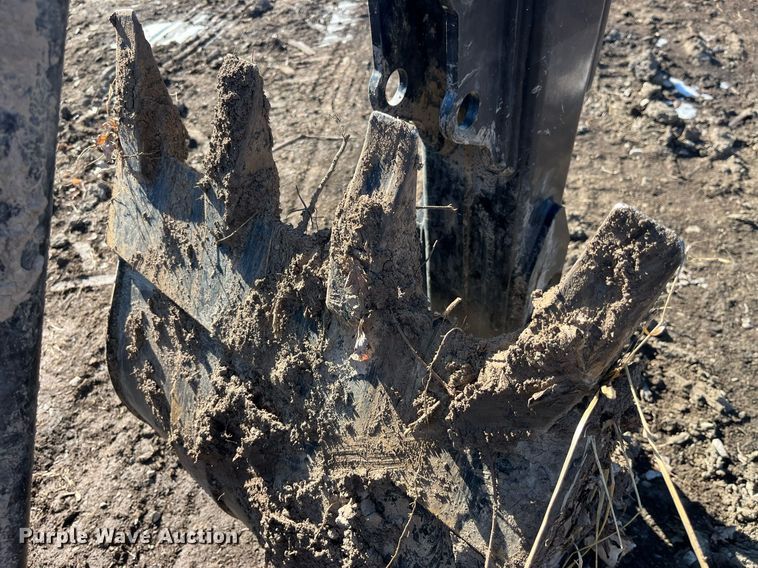 image for item LD9976 Bradco 8611X skid steer backhoe