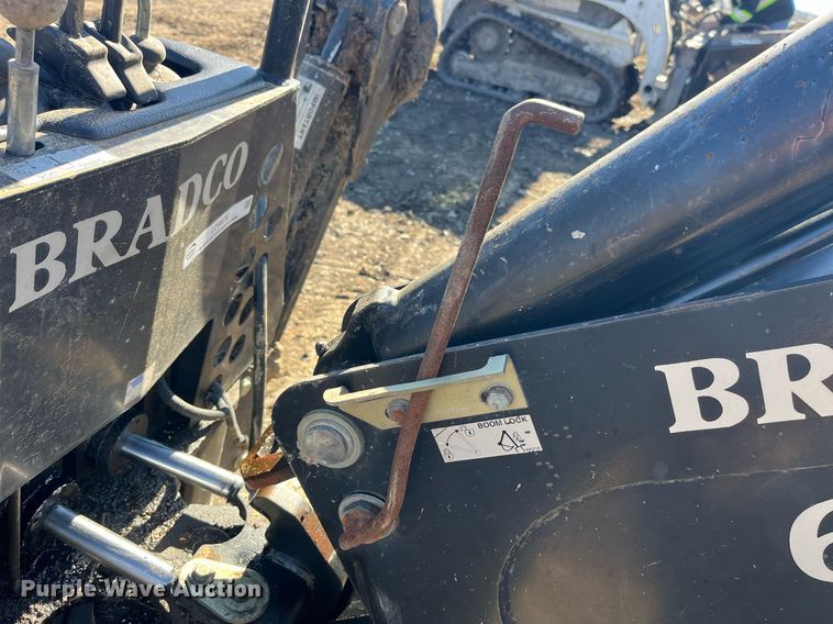 image for item LD9976 Bradco 8611X skid steer backhoe