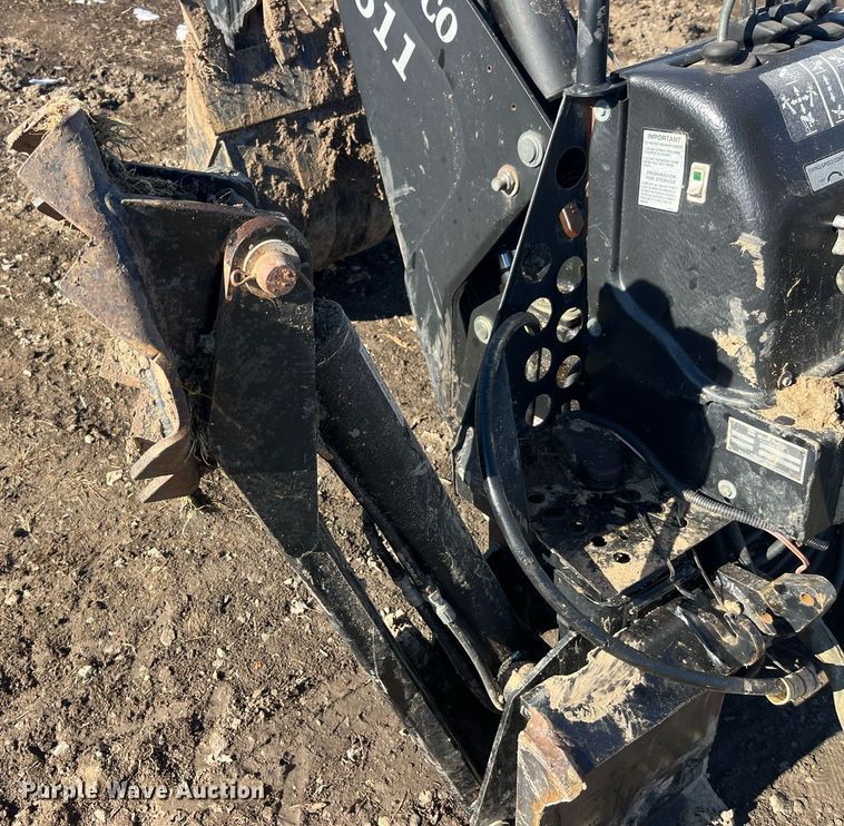 image for item LD9976 Bradco 8611X skid steer backhoe