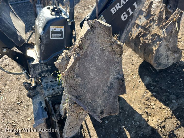 image for item LD9976 Bradco 8611X skid steer backhoe