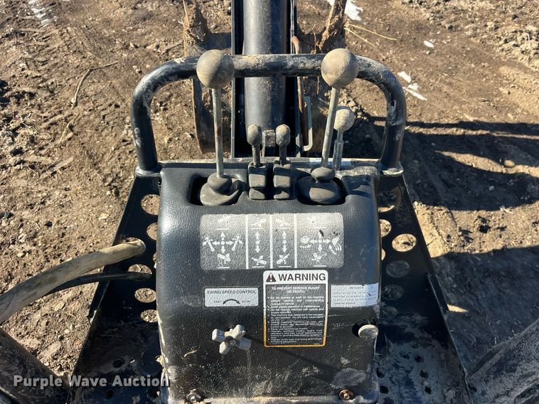 image for item LD9976 Bradco 8611X skid steer backhoe