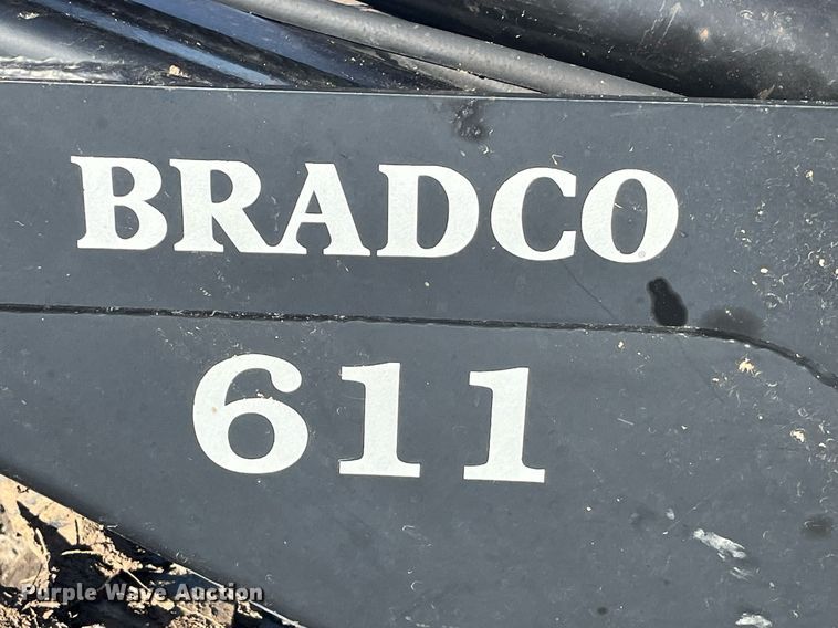 image for item LD9976 Bradco 8611X skid steer backhoe