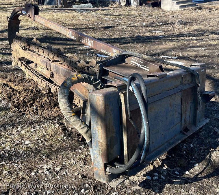 image for item LD9977 Bobcat skid steer trencher