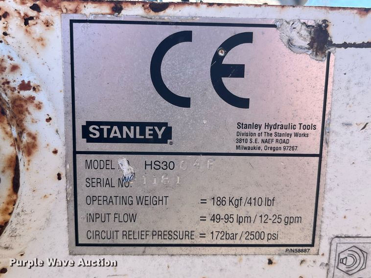 image for item LD9978 Stanley HS30 plate compactor