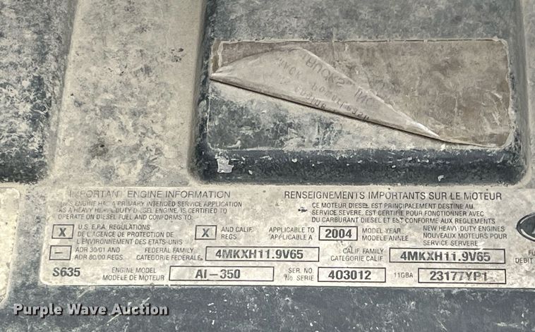 image for item LD9981 2005 Mack CV713 ready mix truck