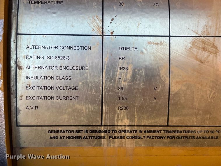 image for item LD9988 1999 Olympian G25F1S generator