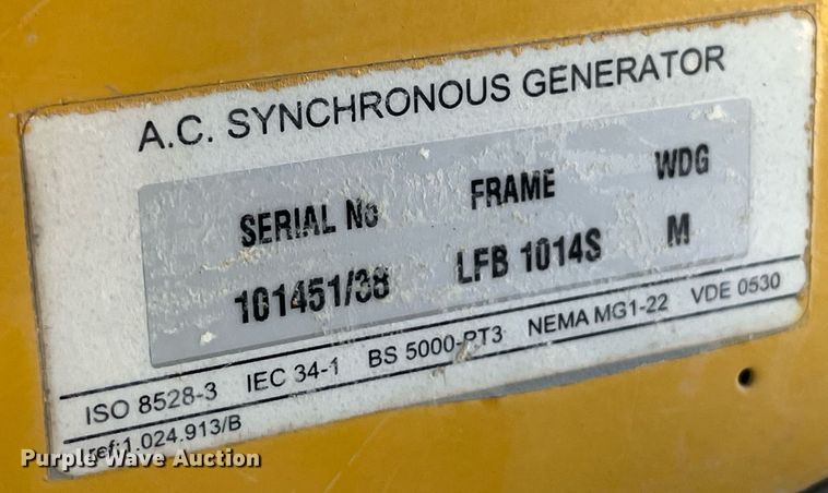 image for item LD9988 1999 Olympian G25F1S generator