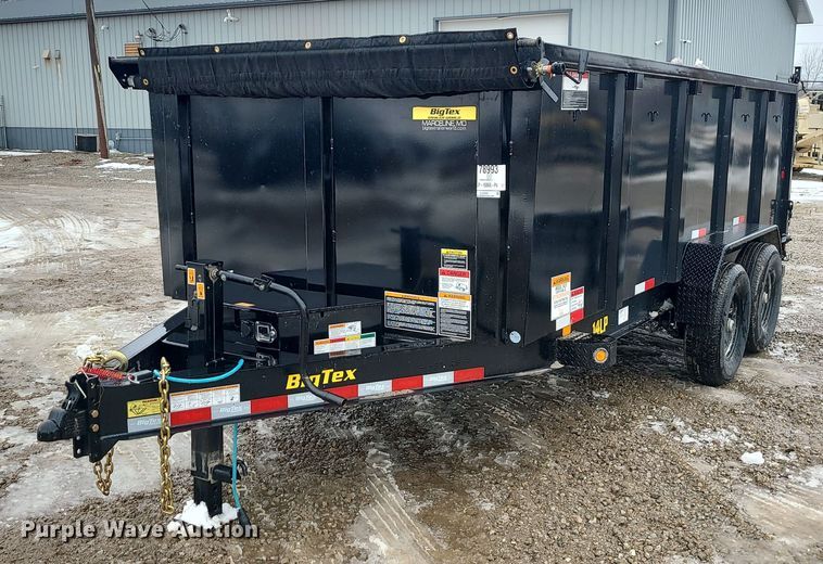 image for item LJ9480 2023 Big Tex 14LP-16BK6-P4 dump trailer