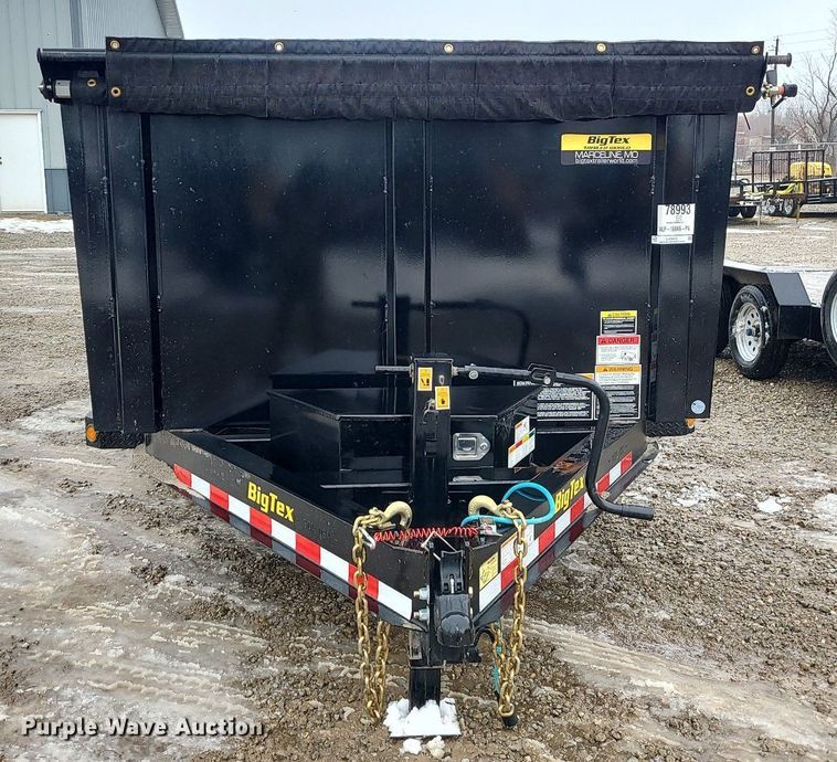 image for item LJ9480 2023 Big Tex 14LP-16BK6-P4 dump trailer