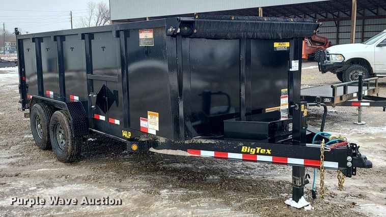 image for item LJ9480 2023 Big Tex 14LP-16BK6-P4 dump trailer