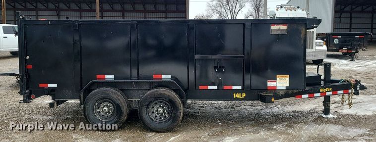 image for item LJ9480 2023 Big Tex 14LP-16BK6-P4 dump trailer