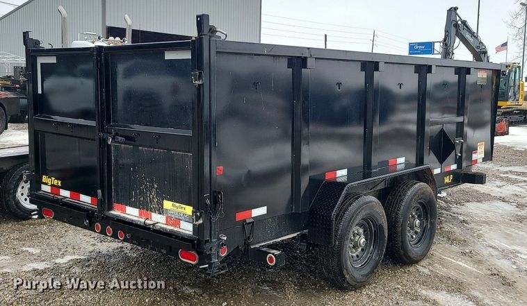 image for item LJ9480 2023 Big Tex 14LP-16BK6-P4 dump trailer