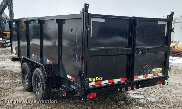 image for item LJ9480 2023 Big Tex 14LP-16BK6-P4 dump trailer
