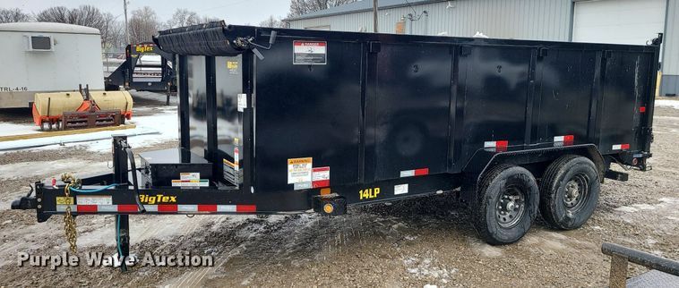 image for item LJ9480 2023 Big Tex 14LP-16BK6-P4 dump trailer