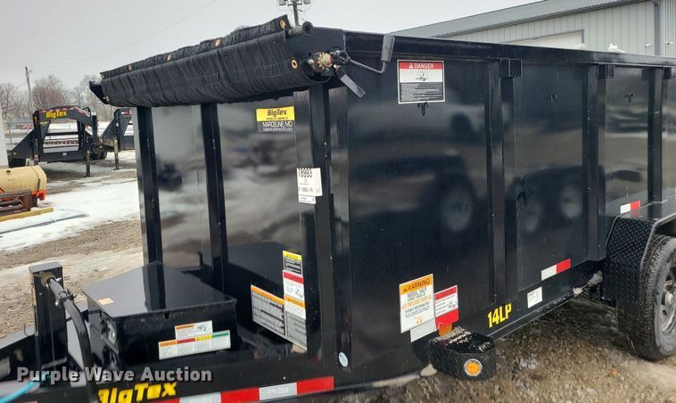 image for item LJ9480 2023 Big Tex 14LP-16BK6-P4 dump trailer