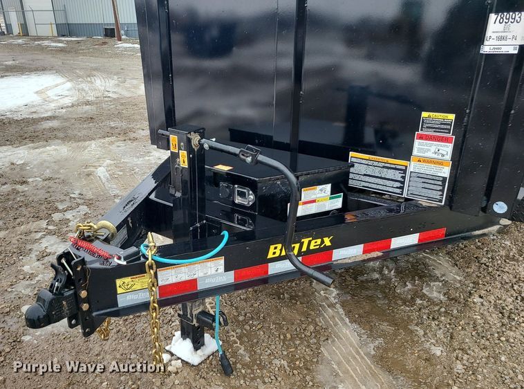 image for item LJ9480 2023 Big Tex 14LP-16BK6-P4 dump trailer