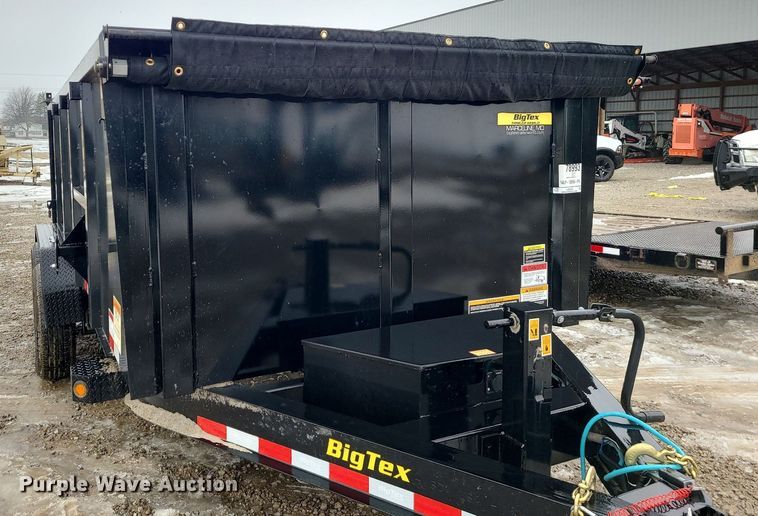 image for item LJ9480 2023 Big Tex 14LP-16BK6-P4 dump trailer