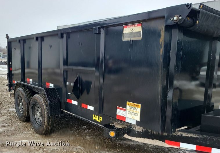 image for item LJ9480 2023 Big Tex 14LP-16BK6-P4 dump trailer