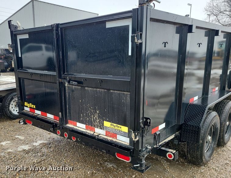 image for item LJ9480 2023 Big Tex 14LP-16BK6-P4 dump trailer