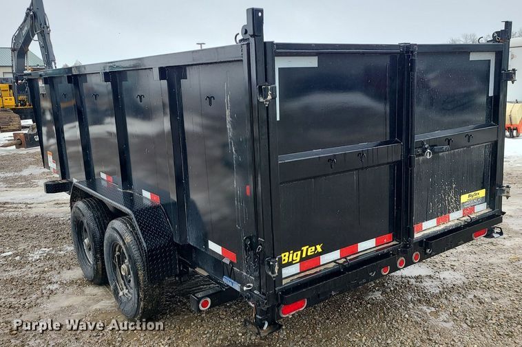 image for item LJ9480 2023 Big Tex 14LP-16BK6-P4 dump trailer