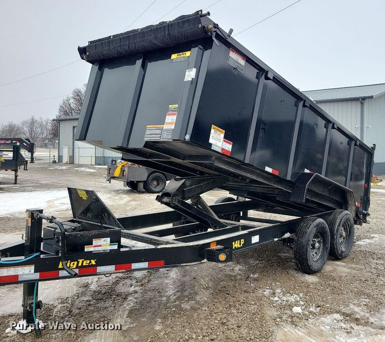 image for item LJ9480 2023 Big Tex 14LP-16BK6-P4 dump trailer