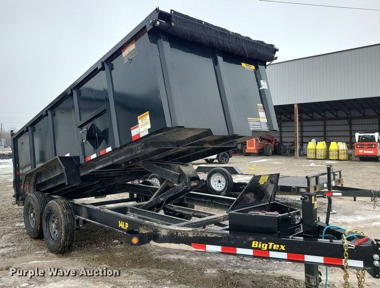 image for item LJ9480 2023 Big Tex 14LP-16BK6-P4 dump trailer