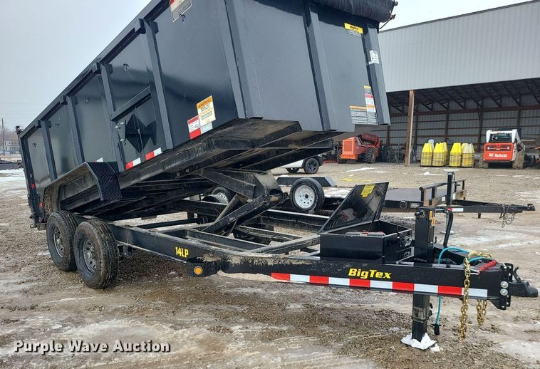 image for item LJ9480 2023 Big Tex 14LP-16BK6-P4 dump trailer