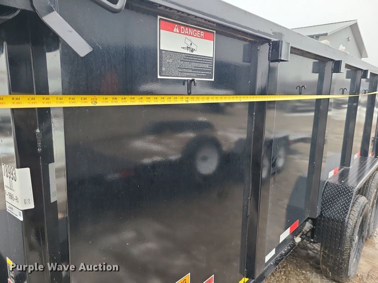 image for item LJ9480 2023 Big Tex 14LP-16BK6-P4 dump trailer