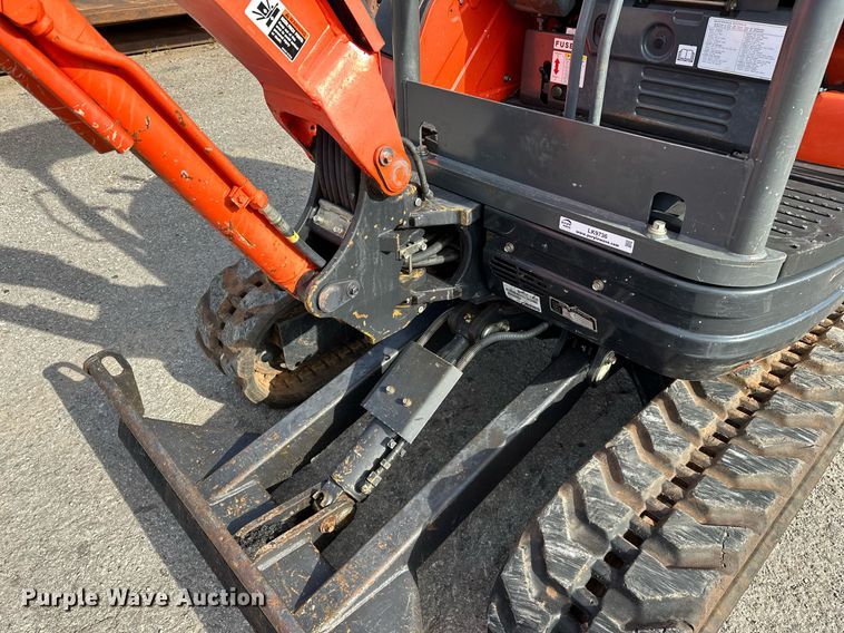 image for item LK9736 2016 Kubota  U25 mini excavator
