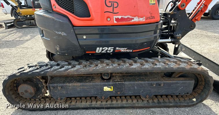 image for item LK9736 2016 Kubota  U25 mini excavator