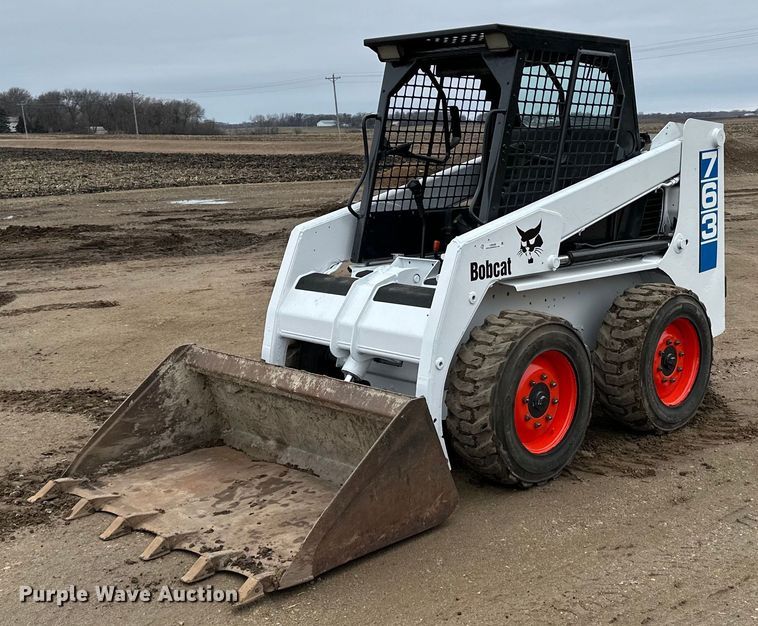 image for item LO9489 1997 Bobcat 763 skid steer loader