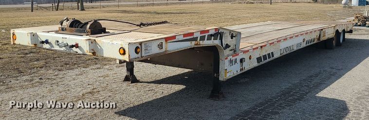 image for item MQ9610 2006 Landoll 930B drop deck equipment trailer