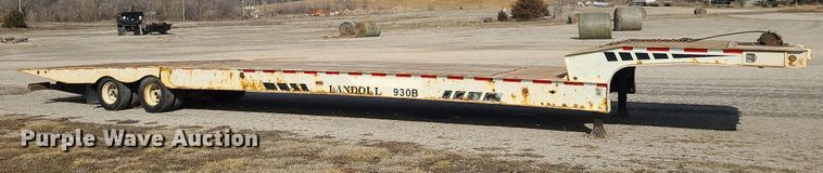 image for item MQ9610 2006 Landoll 930B drop deck equipment trailer