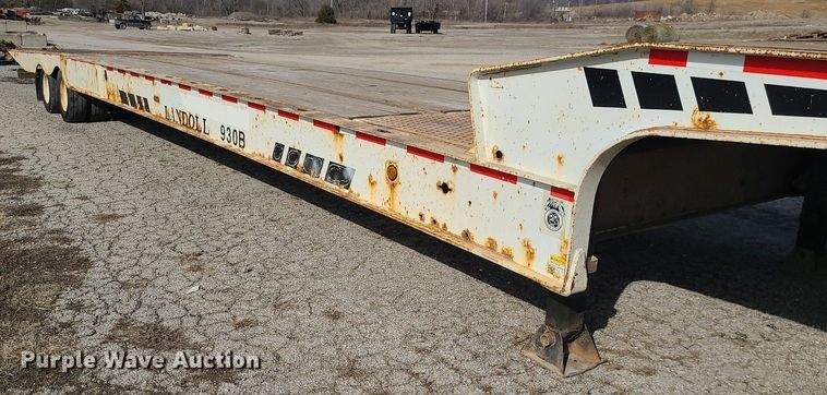 image for item MQ9610 2006 Landoll 930B drop deck equipment trailer