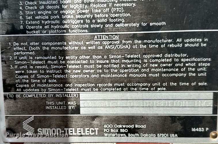 image for item NI9751 1995 International 4900 digger derrick truck