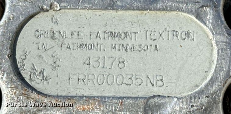 image for item NI9753 Greenlee Fairmont hydraulic pole saw